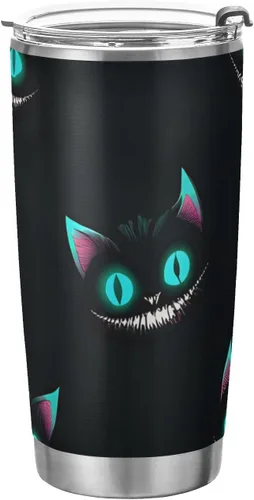 Miniatura 8 de Vaso de 20 onzas con tapa y pajilla, vaso de acero inoxidable aislado al vacío, reutilizable, de doble pared, taza de café de viaje