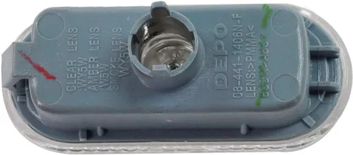 Miniatura 2 de Para Volkswagen Jetta 1999-2005 / Golf 1999-2006 Luz de repetidor lateral para conductor o lado del pasajero Una sola pieza Para VW2570105 1J0