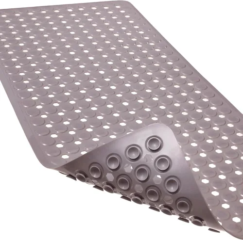 Miniatura 14 de Alfombrilla antideslizante para bañera y ducha, alfombrilla de baño de agarre potente, 35 x 16.3 pulgadas, con ventosas y orificios de drenaje