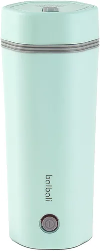 Miniatura 10 de Hervidor eléctrico de viaje pequeño de acero inoxidable - Hervidor eléctrico portátil para agua hirviendo - Hervidor de té de viaje apagado
