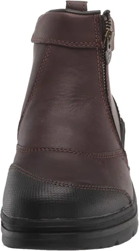 Miniatura 2 de Ariat Barnyard - Botas de trabajo con cremallera lateral, cómodas botas impermeables para mujer, Café Oscuro, 5.5