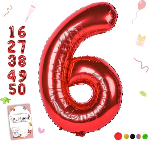 Miniatura 88 de Globos de números de 40 pulgadas del 0 al 9 dorados grandes del número 0, globos digitales para suministros de decoración de celebración de fiesta