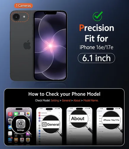 Miniatura 24 de FNTCASE Funda para iPhone 13 Pro-Max: Fundas magnéticas transparentes compatibles con Magsafe Slim anti amarillamiento protección contra caídas
