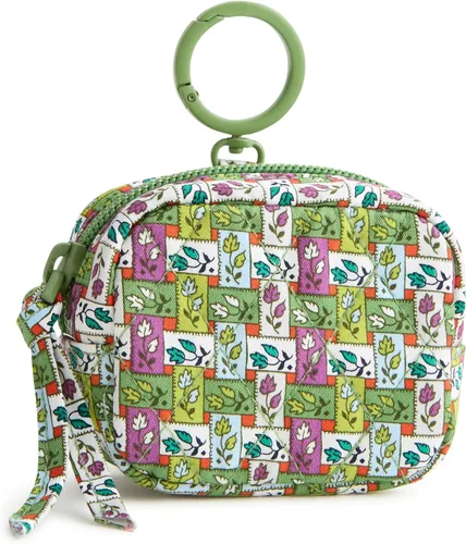 Miniatura 6 de Vera Bradley Dije para bolsa de auriculares con cremallera de algodón prémium Paisley floreciente