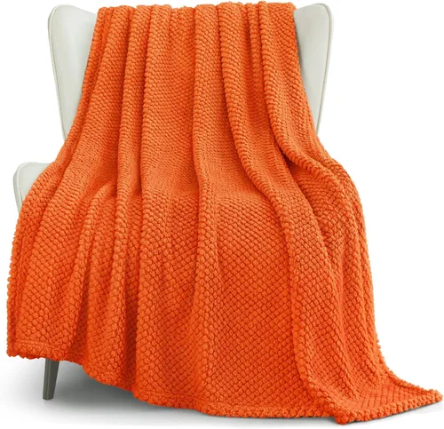 Miniatura 16 de Whale Flotilla Manta de forro polar extra grande para sofá, 50 x 70 pulgadas, manta jacquard suave y esponjosa para todas las estaciones, ligera