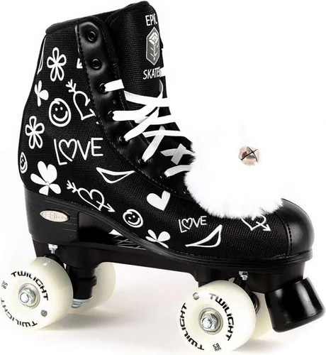 Miniatura 4 de Epic Skates Epic Skates Luv Quad Patines para mujer, negro/blanco