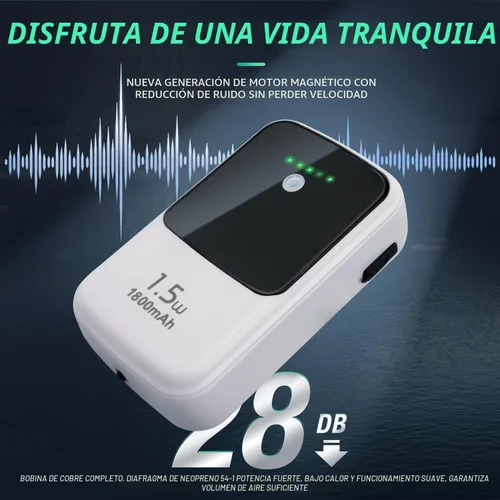 Miniatura 4 de Ghosthorn Aireador recargable silencioso para peces, bomba de aire de acuario de gran capacidad con clip universal para la mayoría de los cubos