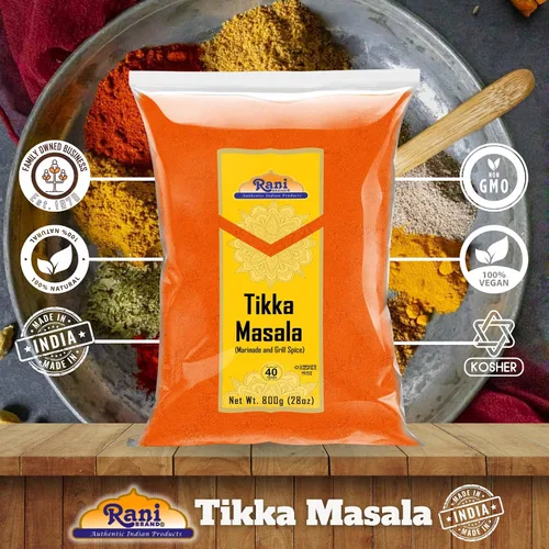 Miniatura 7 de Rani Tikka Masala Indian 7-Spice Blend 28oz (800g) ~ Todo natural Sin sal Vegano Sin colores Apto para gluten Sin OMG Kosher Origen
