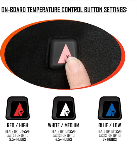 Miniatura 7 de ActionHeat Bufanda de forro polar con batería de 5 V con paneles de calefacción integrados bufanda negra con tecnología de control de botón táctil