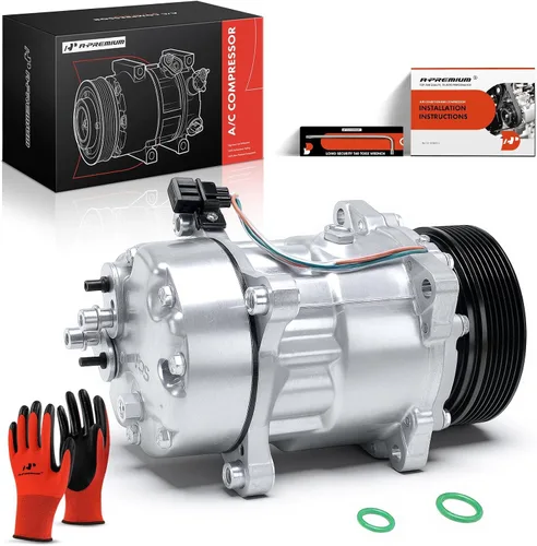 Miniatura 10 de A-Premium Compresor A/C con embrague compatible con Volkswagen EuroVan 2.8L 2001-2003