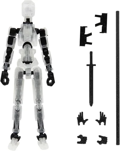 Miniatura 13 de MerryXD T13 - Figura de acción 3D, figura de acción Nova Titan Lucky 13, figura de acción impresa en 3D, juguete móvil multiarticulado, azul
