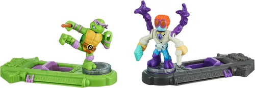 Miniatura 3 de Legends of Akedo Teenage Mutant Ninja Turtles. Mini guerreros de batalla contra paquete Donatello Vs Baxter Stockman M