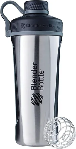 Miniatura 15 de BlenderBottle Radian - Botella agitadora de acero inoxidable con aislamiento, 26 onzas, rosa (paquete de 15)