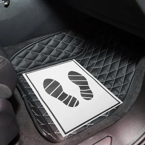 Miniatura 9 de 25 alfombrillas de papel desechables para automóviles y vehículos, alfombrillas de papel desechables para detalles de automóviles, cubiertas
