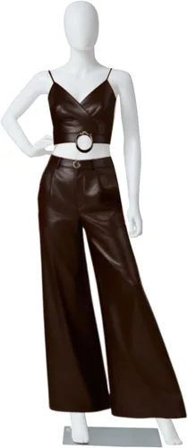 kinbor Maniquí femenino de cuerpo completo – Maniquíes minoristas de 70 pulgadas con soporte de modelo con base de metal para costura, exhibición de
