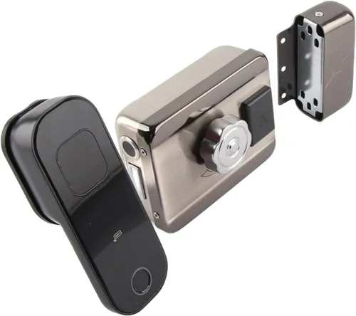 Miniatura 7 de Cerradura de puerta de entrada sin llave Cerradura de cerradura de huella digital Cerradura de bloqueo eléctrico de control remoto para uso doméstico