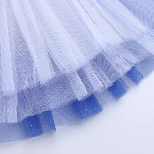 Miniatura 4 de AFAVOM Vestido de ballet de lentejuelas para niñas pequeñas, tutú con falda de tutú de flores con purpurina, leotardo de bailarina, ropa de baile