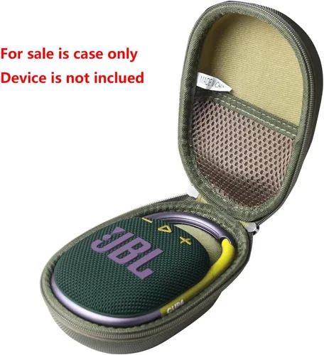 Miniatura 2 de Anleo Estuche rígido de viaje para JBL Clip 5 / Clip 4 - Mini altavoz Bluetooth portátil (verde militar)
