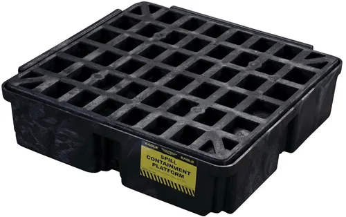 Miniatura 19 de Eagle Plataforma modular para derrames de un tambor, 26.25"x26"x6.5", sumidero de 15 galones, bandeja de contención de capacidad de carga de 2,000