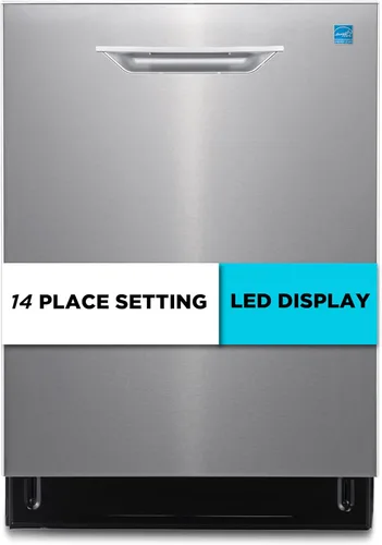Miniatura 12 de BLACK+DECKER Lavavajillas empotrado de 24 pulgadas, capacidad para 12 cubiertos con tina de acero inoxidable, lavavajillas con 6 programas