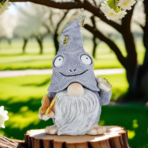 Miniatura 5 de Estatua de Gnomo para Ocultar Claves al Aire Libre, Ocultadores de Claves al Aire Libre, Estatuas de Gnomos de Jardín, Decoraciones para Patio