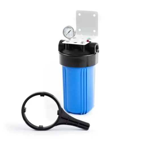 Aquaboon 10x4.5 Carcasa para filtro de agua para toda la casa | Filtro de agua certificado NSF para sistema de filtración con medidor y liberación,