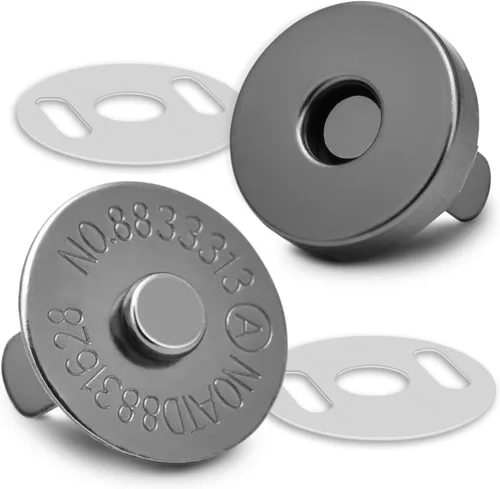 CooBigo 24 juegos de broches magnéticos para cierres de bolso de 14 mm, kit de repuesto de broches magnéticos para bolsos y bolsos de mano, ropa,