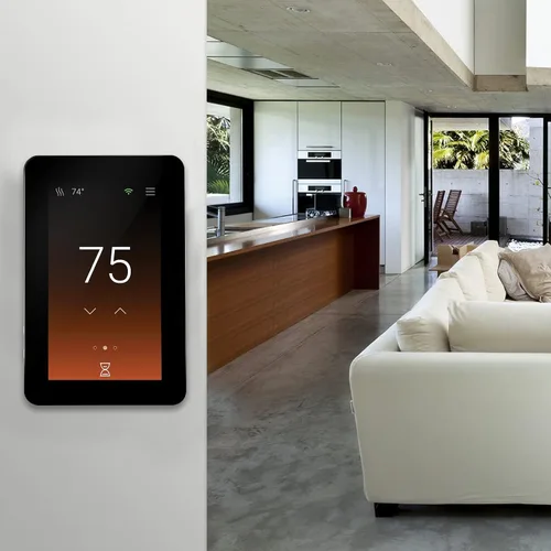 Miniatura 6 de SunTouch SunStat Command - Termostato programable con pantalla táctil a color para sistemas de calefacción por suelo eléctrico, múltiples opciones