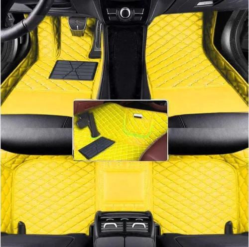 Miniatura 14 de Tapetes de suelo de automóvil compatibles con el 99 % de los sedán, SUV, deportivos, cobertura completa, compatible con hombres y mujeres, Negro