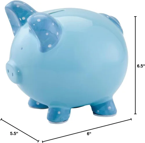 Miniatura 5 de Hucha personalizada para niños, color azul