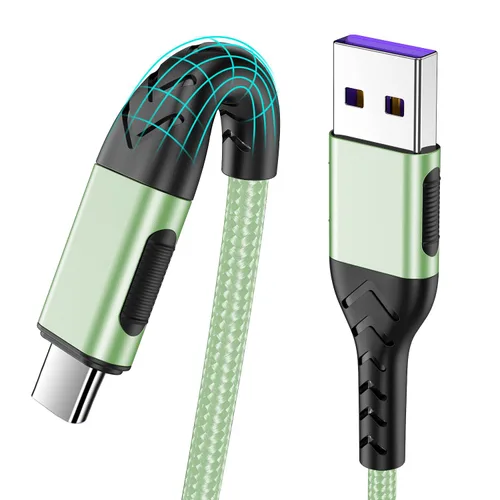 Durcord Upgarded - Cable USB C, paquete de 2 cables de carga rápida USB tipo C de 6 pies para Android/teléfono/almohadilla/portátil, cargador tipo