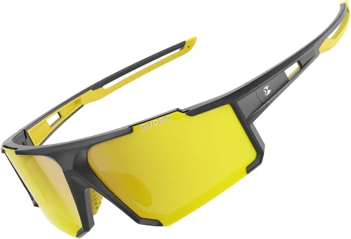 Miniatura 18 de suoso Gafas de sol deportivas de ciclismo para hombre: gafas de sol polarizadas ligeras con protección UV para jóvenes, béisbol, softbol, correr