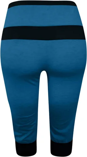 Miniatura 73 de Pantalones capri para mujer, estilo casual, de verano, elásticos, de cintura alta, pantalones de yoga, ajuste atlético, pantalones deportivos