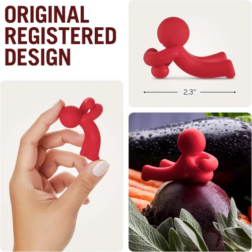 Miniatura 4 de Hug Doug - Soporte para cuchara y elevador de tapa para evitar que la cuchara se caiga, soporte de cuchara de silicona, soporte para cuchara