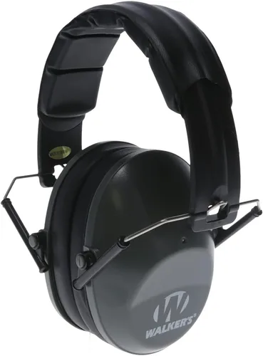 Miniatura 18 de Walker's Protección auditiva plegable ligera unisex para adultos, reducción de ruido de 22 dB, orejeras de bajo perfil Negro/Violeta