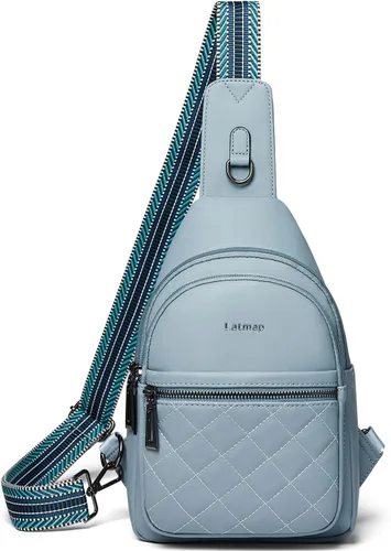 Miniatura 14 de LATMAP Sling Bag For Women Fanny Pack Crossbody Travel Shoulder Belt Bags Tote Backpack Purse Faux Leather