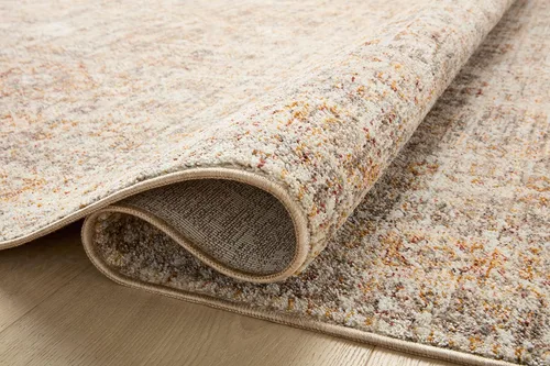 Miniatura 12 de Loloi Angela Rose Blake Collection BLA-06 Avena/Especias 9' x 13', Altura de Pelo 0.25", Flecos, Alfombra