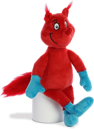 Miniatura 2 de Aurora® Whimsical Dr. Seuss™ Fox in Socks - Peluche con licencia oficial para juegos imaginativos, perfecto para niños y adultos, color rojo, 12