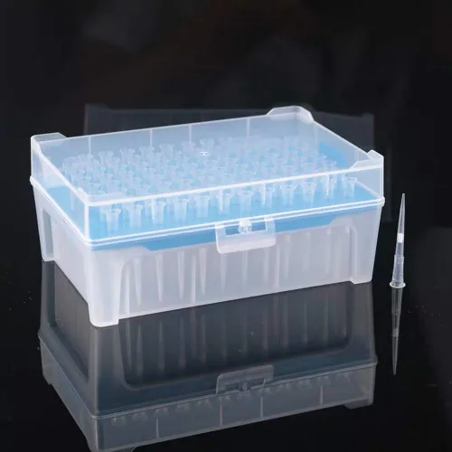 Miniatura 2 de Puntas de pipeta de filtrado de 10 µL – Puntas de pipeta de filtro universales – en rack, sin ARNasa/DNasa y seguras para pirógenos, transparentes