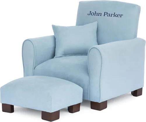 Miniatura 28 de Sillón personalizado para niños pequeños, mecedora tapizada con personalización, silla para niños pequeños con nombre personalizado, cómodo sillón
