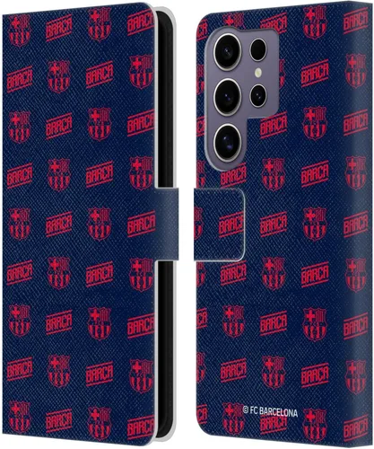 Miniatura 228 de Head Case Designs Funda de piel con licencia oficial del FC Barcelona Barca Crest Graphics para Samsung Galaxy A06 4G