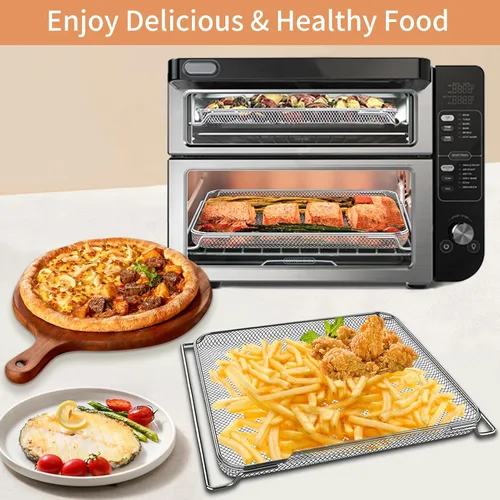 Miniatura 7 de GWY Piezas de repuesto para Ninja DCT451 DCT401 DCT402BK Horno doble inteligente 12 en 1, 13 pulgadas × 12.6 pulgadas, accesorios de repuesto