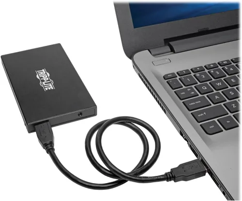 Miniatura 2 de Tripp Lite Adaptador USB 3.1 Gen 1 (5 Gbps) de 2.5 pulgadas SATA SSD/HDD a USB-A con soporte UASP (U457-025-AG2)