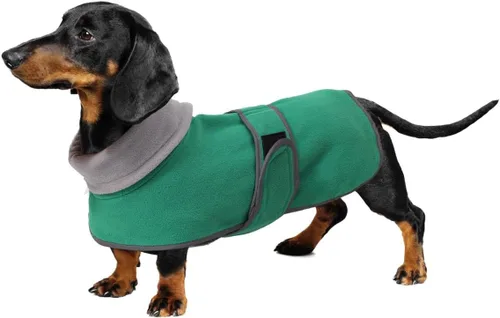 Miniatura 11 de Geyecete - Suéteres para Dachshund - Chaqueta para perro, abrigo para Dachshund, abrigo de invierno perfecto con forro de felpa acolchado y cuello