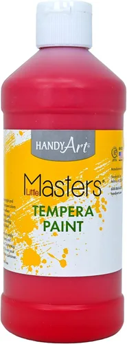 Handy Art Little Masters - Pintura al temple (16 onzas), color rojo