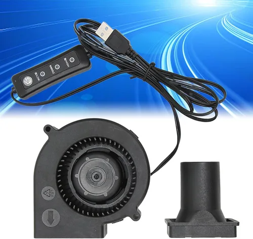 Miniatura 4 de Ventilador de enfriamiento de ventilador de 3.819 x 1.299 in, ventilador USB de 3.8 pulgadas, modo de 3 velocidades, CC 5 V, sin escobillas, 3800
