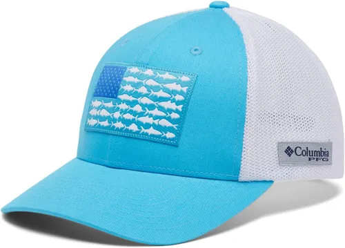 Miniatura 54 de Columbia - Gorra de malla con bandera con árboles unisex para adultos, corona alta