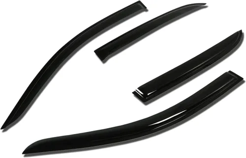 Miniatura 35 de Auto Dynasty 4 protectores de lluvia con cinta adhesiva para ventana compatibles con Honda Civic 1996-2000 de 4 puertas, protectores de lluvia