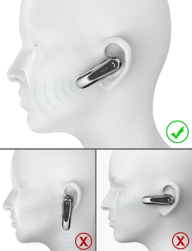 Miniatura 8 de Link Dream Auricular Bluetooth inalámbrico CVC8.0 para teléfono celular, micrófono dual, cancelación de ruido, teléfono con llave de silencio 20H