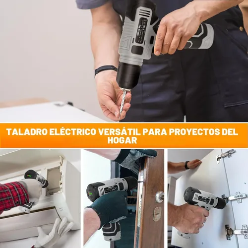 Miniatura 8 de SOARFLY Upgradd Juego de Herramientas de 180 Piezas - Caja de Herramientas con Taladro Inalámbrico de 8V, Juego de Taladro Manual para Hombres